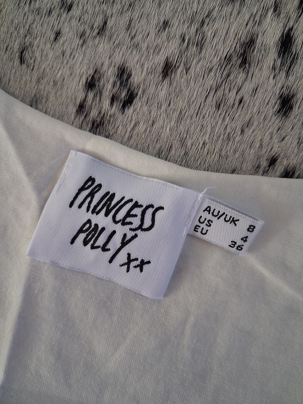 Princess Polly White Live to Ride Western Vintage Motorcycle Graphic Crop Top - Picture 5 of 16